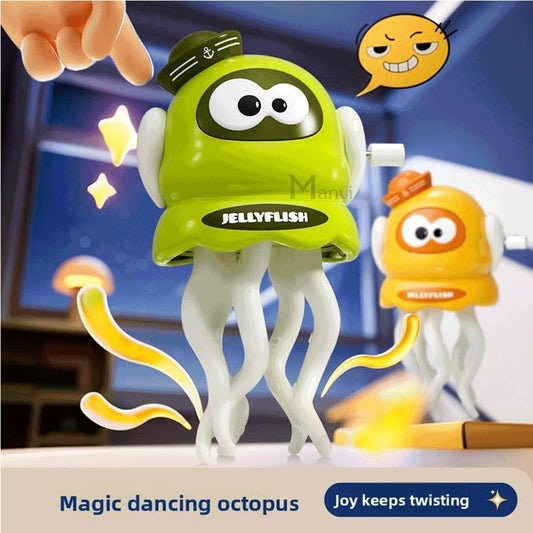 20565 Jelly Fish Wind up Toy Cartoon Clockwork Octopus Figure Party Favors for Children Gifts Red|Other Educational Toys {Random Design}