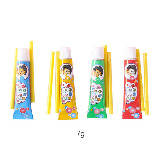 0720-E {pack of 20} Blow Bubble Balloon with Straw , Party Birthday Gift, Great Original Bloonies Bubble Making Tubes, Bubbles DIY Crafting Childhood Nostalgia Toy