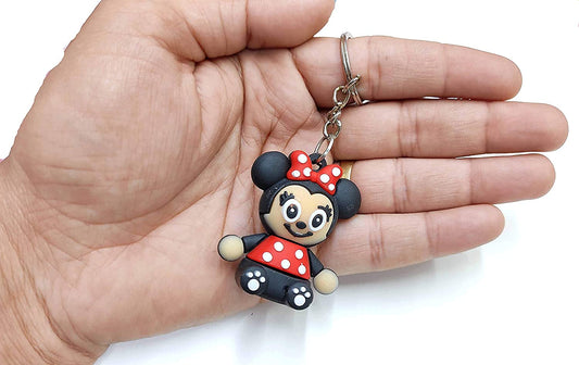 20382 {Pack of 12} Minnie Mouse Keychain for Kids
