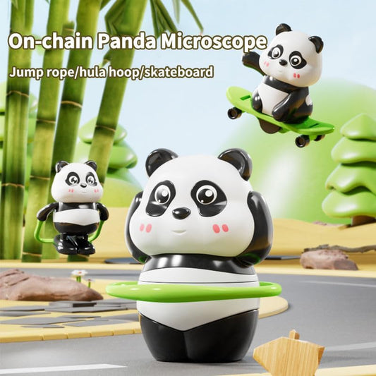 GB6675-1 ( 3 Pcs Set ) Cute Panda Action Toy Set for Kids – Fun Rotating & Moving Panda Toys, Interactive Play Figures, Safe Educational Toy Gift for Boys & Girls