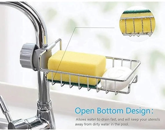 10056 Kitchen Sink Stainless Steel Hanging Faucet Drain Rack