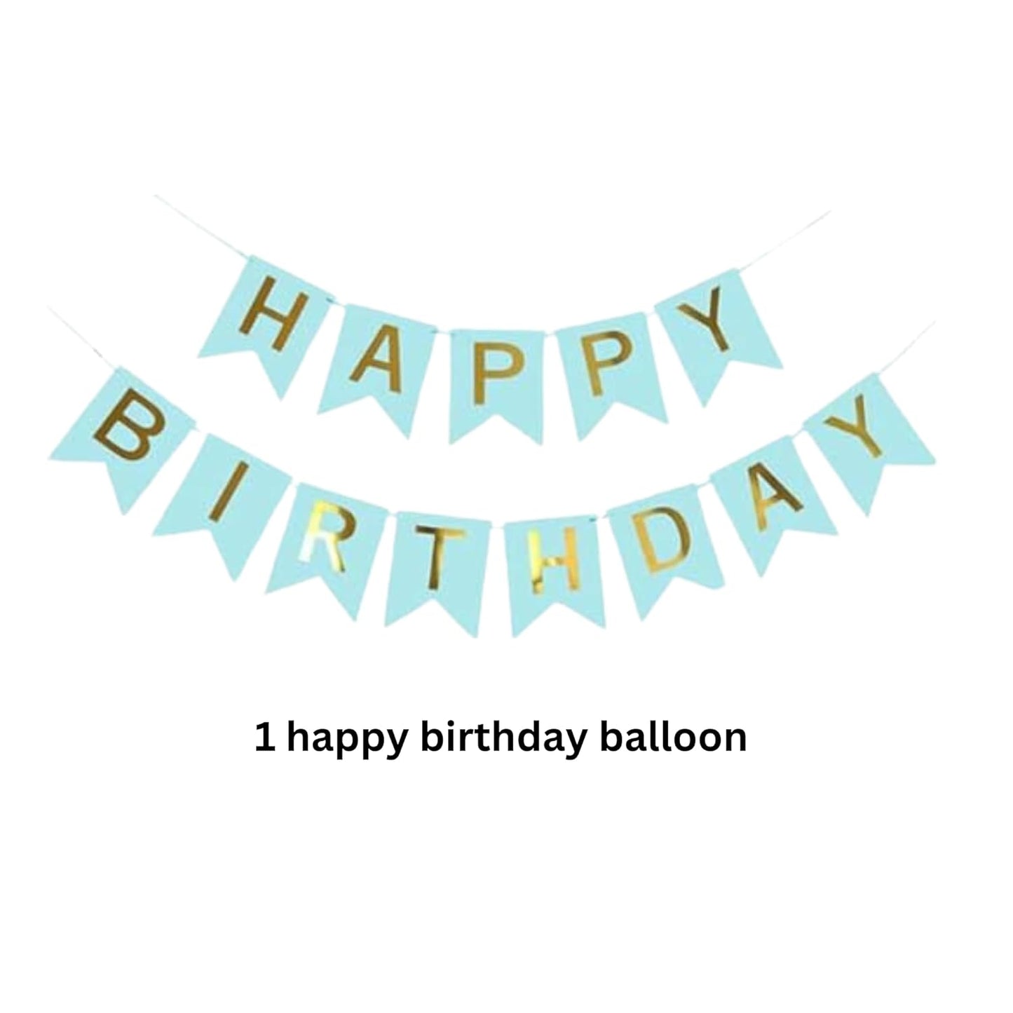 20353 Happy Birthday Party Decorations for men 35pcs with HAPPY BIRTHDAY Foil Curtains Balloons with Star Foil for Boys