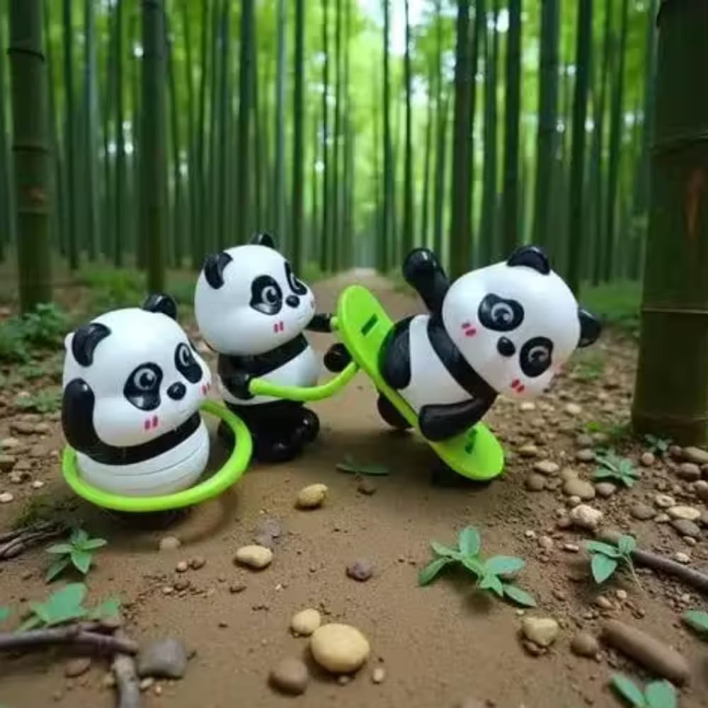 20879 Panda Toy for Kids 1PCS Wobble Action Figures Gift {RandoM Caracter}