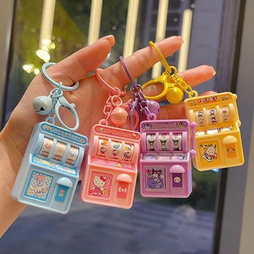 20323 Mini Claw Machine Keychain Mini Arcade Game-1PCS, Multicolor