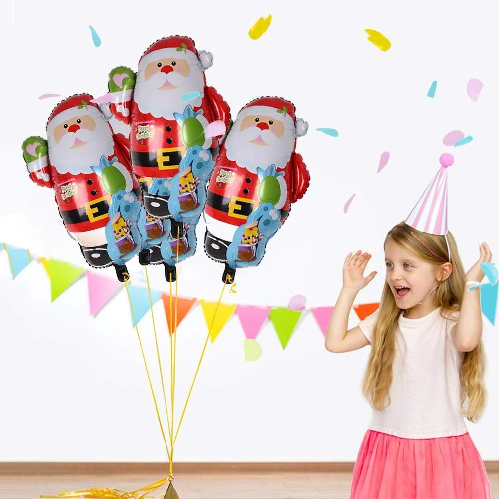 10041 Christmas Santa Foil Balloon Xmas Party Decor size 24*49 cm