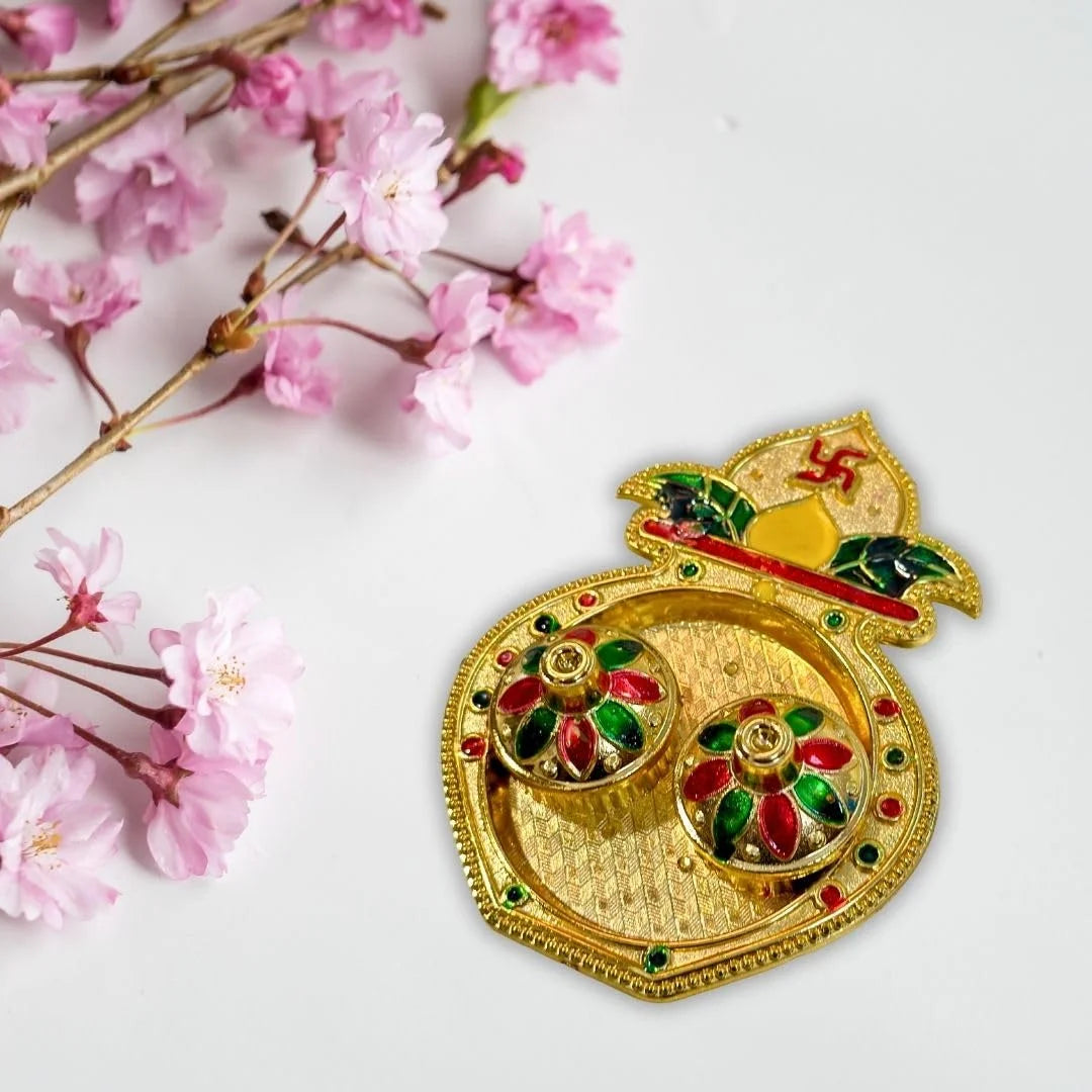 10124 Haldi Kumkum Return Gift Set Random Shape