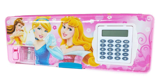 20431 Magnetic Pencil Box with Calculator & Dual Sharpener for Girls {Random Design}