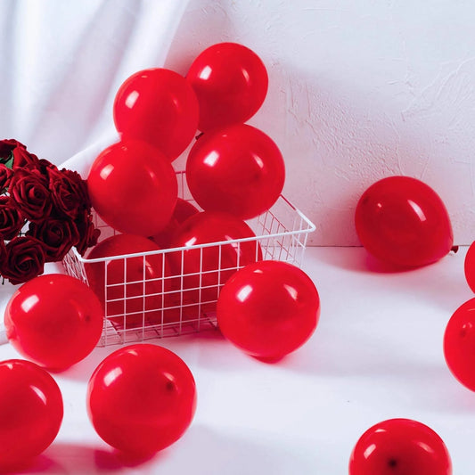 2083 (50pcs) red Metallic Balloons