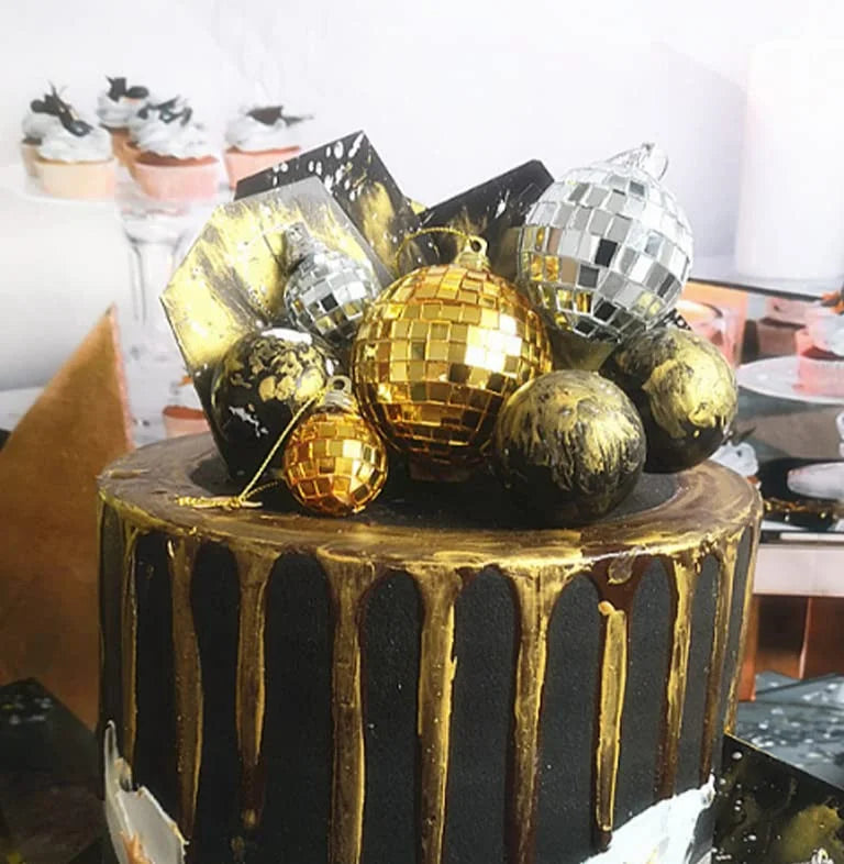 7097 Mirror Disco Hanging Ball Decoration 12 balls