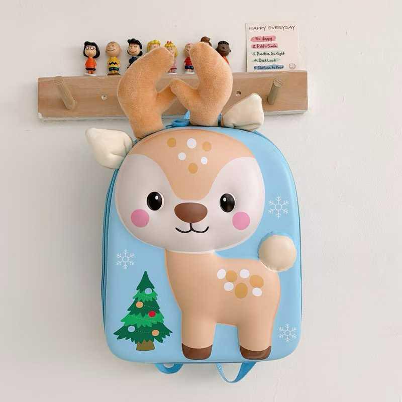 20163 Toddler Backpack, Waterproof Schoolbag Lunch Backpack, Cute Animal Cartoon Schoolbag Backpack for Girls, Boys (Multicolor)