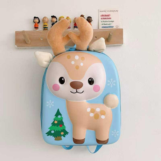 20163 Toddler Backpack, Waterproof Schoolbag Lunch Backpack, Cute Animal Cartoon Schoolbag Backpack for Girls, Boys (Multicolor)