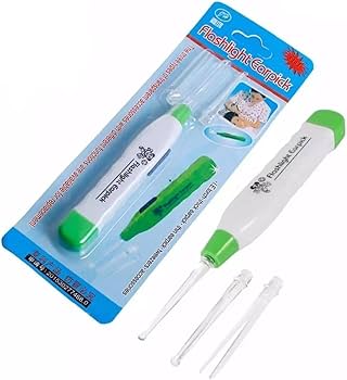 JH-3188 Unisex Lighted Earwax Removal Ear Cleaning Tool with Three Adapters Tips