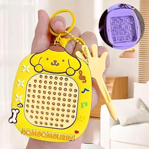 11154 Cute Cartoon Magnetic Doodle Board for Kids – Mini Erasable Magpad Toy with Magnetic Pen – Travel Drawing Board Maze Game for Kids & Preschool Learning Fun (Random)