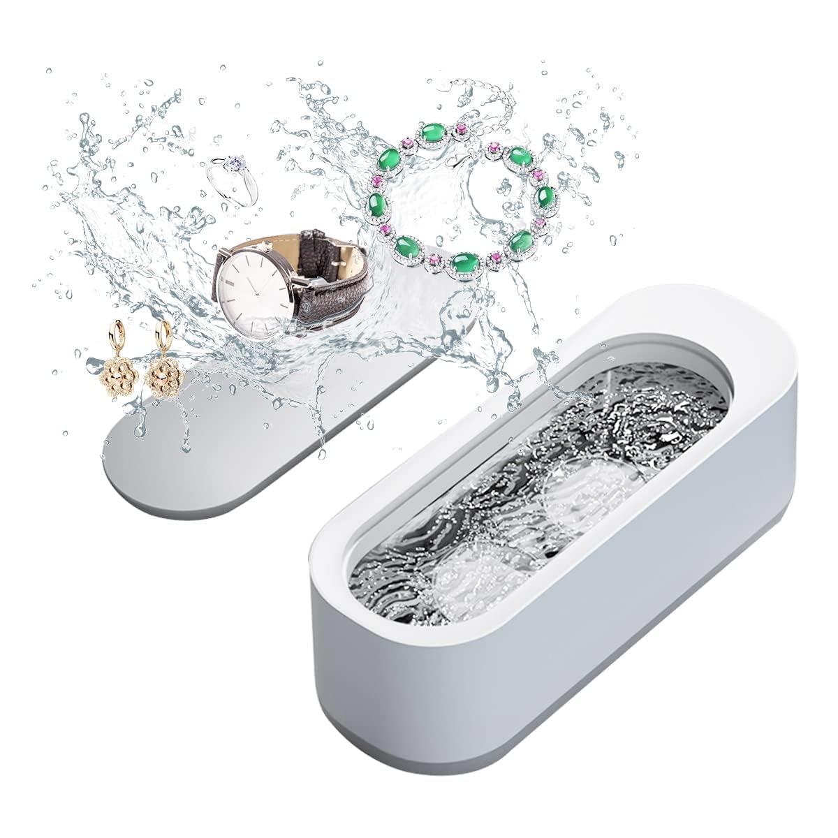 10517 Jewellery Cleaner Portable Professional Mini Household Ultrasonic Cleaning Machine For Jewellery, Eyeglasses, Watches