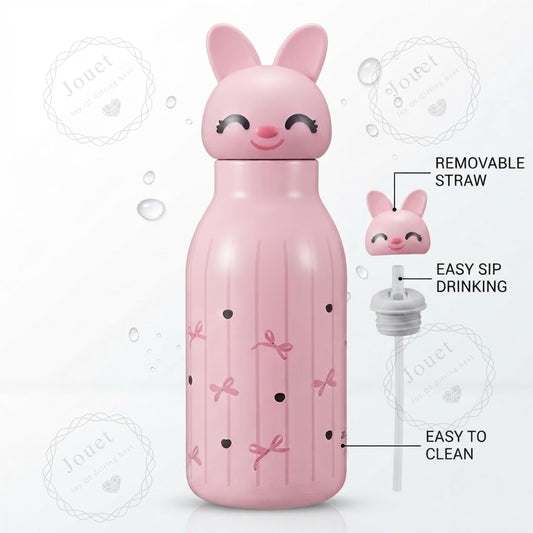 21273 Water Bottle | Stainless Steel Sipper with Straw 500 ML