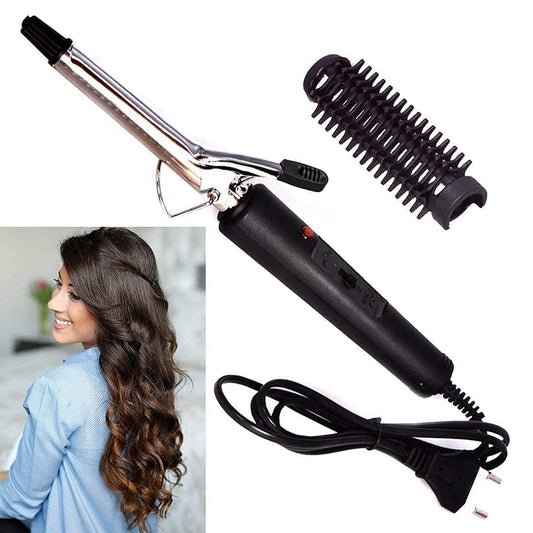 471B Electric Hair Curling Iron Hair Curler Roller with Revolutionary Automatic Curling Machine for Women (Black)