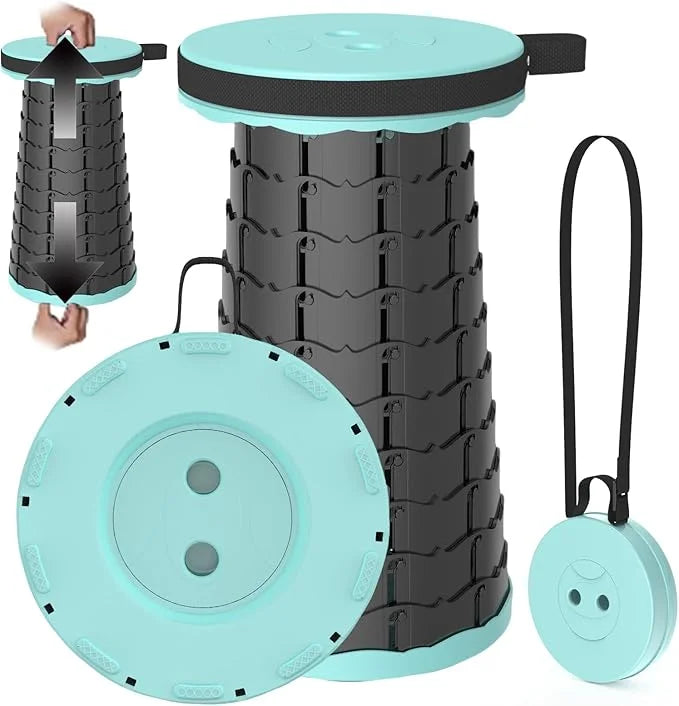 10082 Portable Folding Telescoping Stool,Retractable Stool for Camping