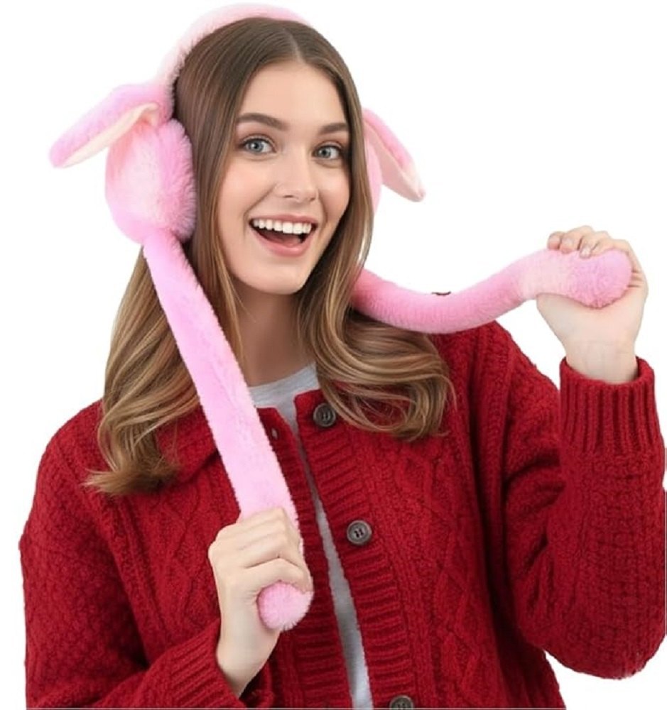 20330 Soft & Warm Winter Ear Muffs | Plush Faux Fur Ear Warmers for Long Fluffy Ears Cold Weather {Multicolor}