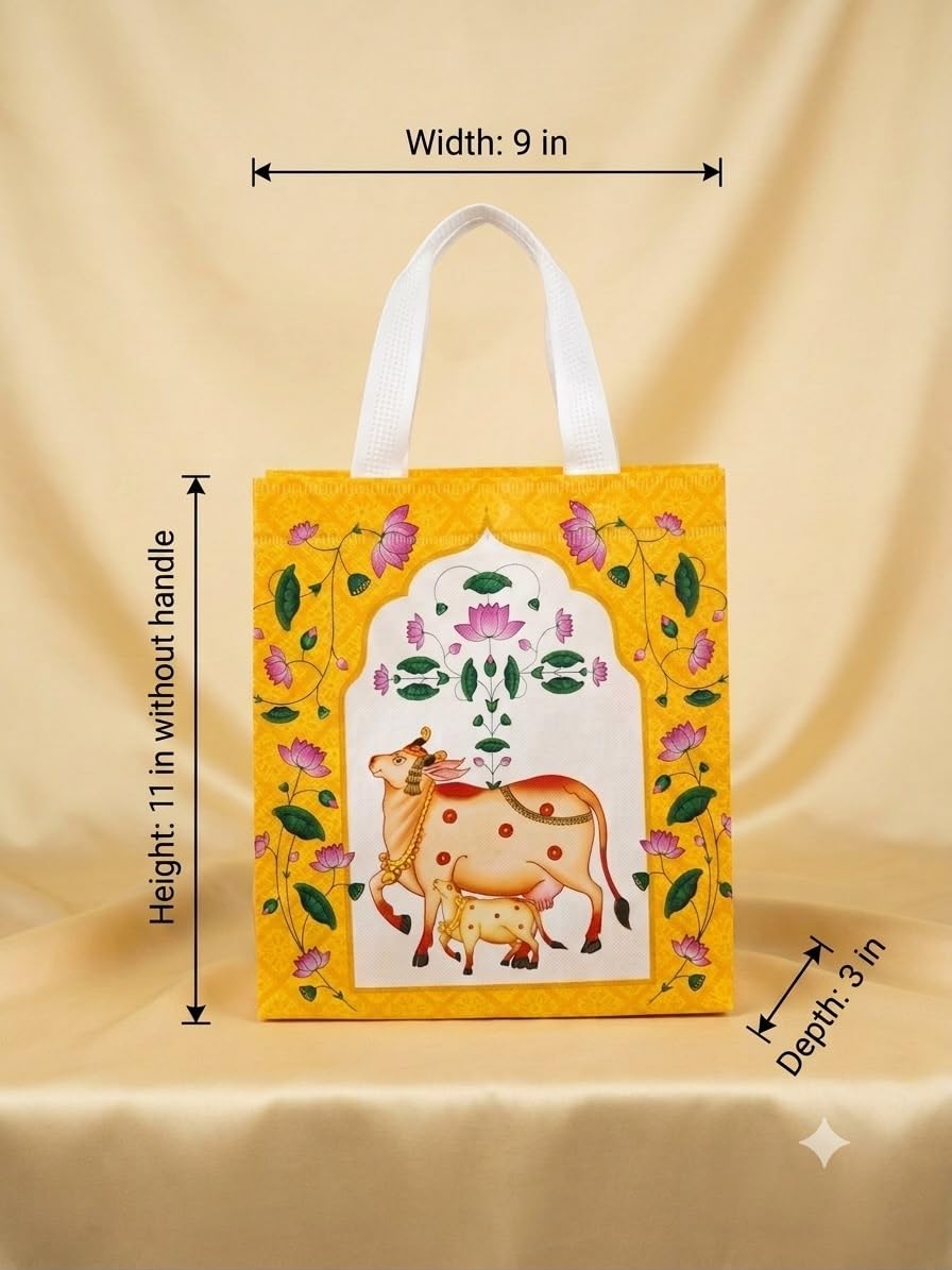 21366 AR Kamadhenu Design Gift Bag For House Warming | Haldi | Wedding