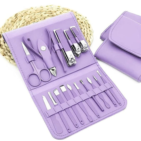 21074 16 In 1 Manicure Kit Professional Nail Kit For Pedicure & Manicure, Pedicure Tools With Toenail Clippers