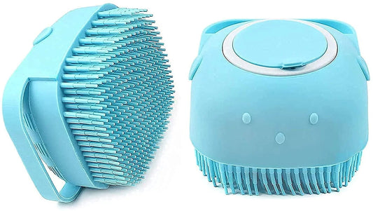 6070 Silicon Massage Bath Brush Hair, Scalp & Bathing Brush