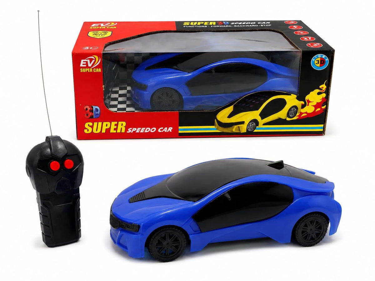 21220 Remote Control Fast Modern Car with 3D Lights | 2-Way RC Toy Car (Forward & Backward) | Stylish Racing Car Toy for Kids Boys & Girls.