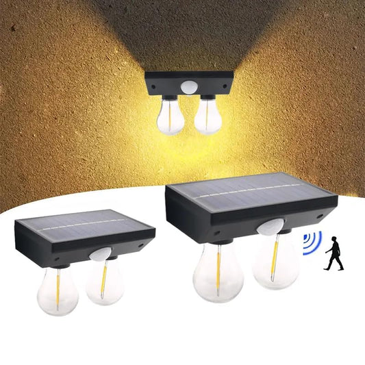 YT-819 {2W} Solar Step Outdoor Waterproof, Deck Lights, Fence Stair Lights, Solar Wall Lamp, Garden Lights, Pathway Lights, Warm White, Auto On/Off