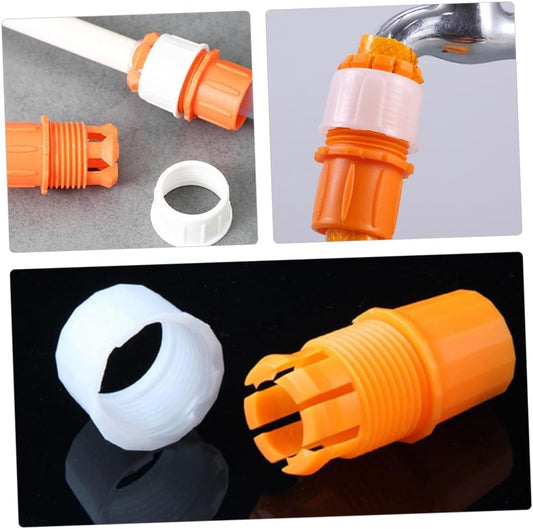 21161  Pipe Tight Connector, Universal Adapter Coupling Mesh Water Nozzle Fitting, Leak-Proof Tap Jointer for Garden, Outdoor