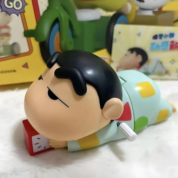 009 Cute Shinchan Crawling Toy for Toddlers | Key Operated Wind-Up Moving Action Figure | Fun Baby Crawling Toy |