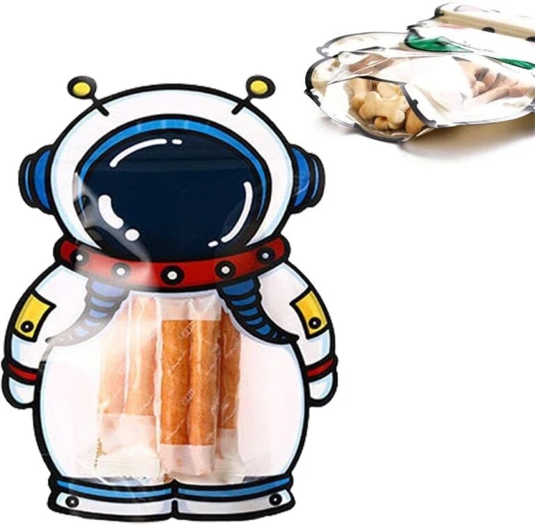 11182 Cartoon Astronaut Stationery Set Bag zipper pouches for Storage, gifting, party bag for return gifts, kids, weddings, lightweight bag