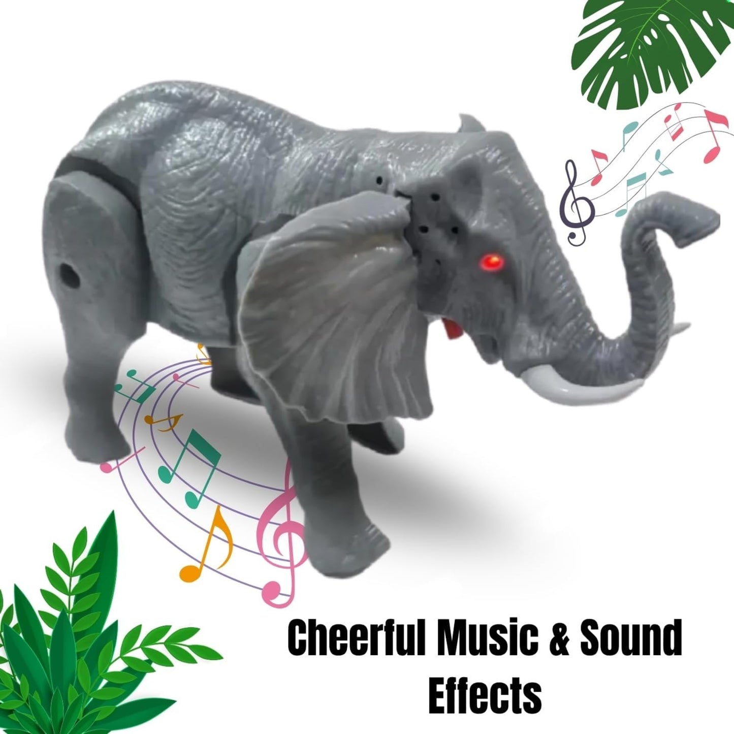 DW-002 Kid’s Musical and Walking Elephant Battery Operated Toy