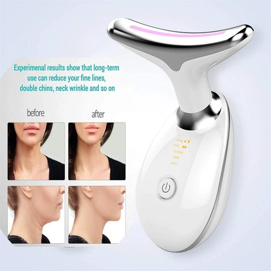 4706 Massager For Face And Neck, Double Chin Remover Skin Massager Lifting Tightening Massager Anti-Aging Device, Anti Wrinkles Skin Care Tool Facial Device For Skin Rejuvenation