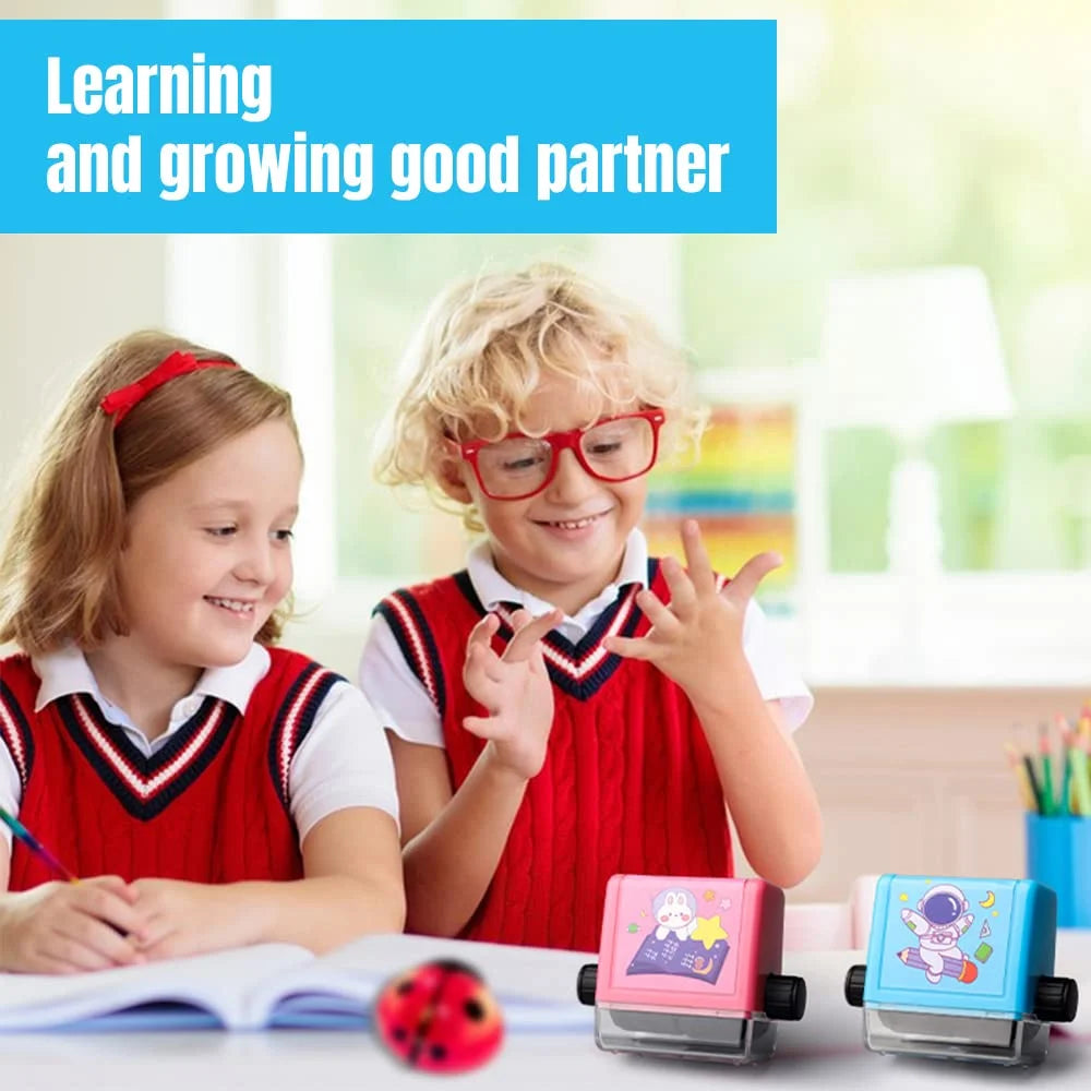 10224 Math Roller Stamp for Addition Subtraction Multiplication Division, Roller Number Digital Teaching Stamp (1 pcs)