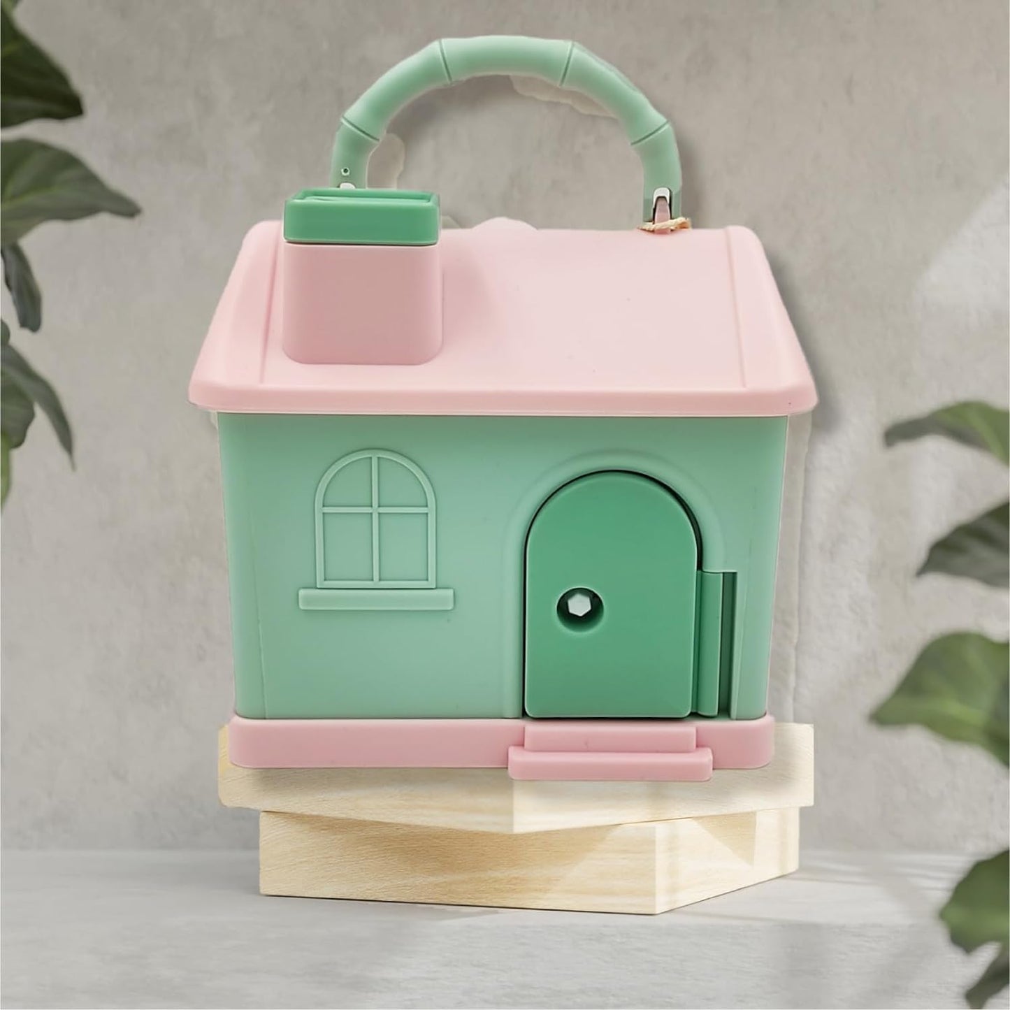 S-268  Hut Shape Password Lock Piggy Bank for Kids, Cute Coin Bank Large Piggy Banks | Money Banks Birthday for Boys Girls, Adult Coin Saving Boxes Home Decoration