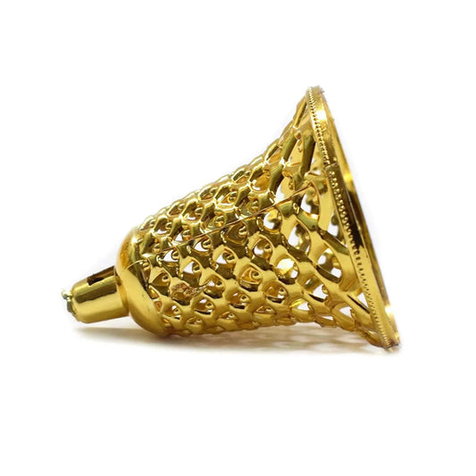 3045(100pcs) Golden Colored Plastic Hanging Bells