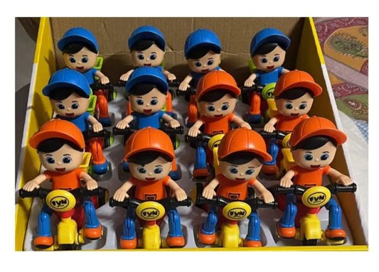 10036 Beautifully Designed Mini Tricycle Toys for Kids with Basket Back Side