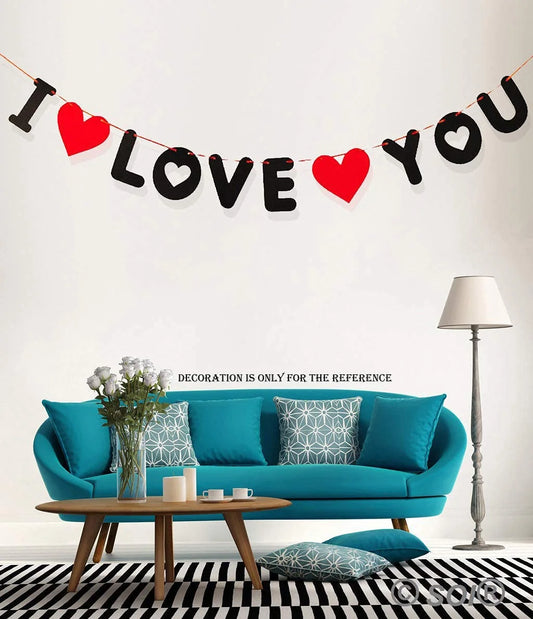10242 I Love You Banner For Decoration