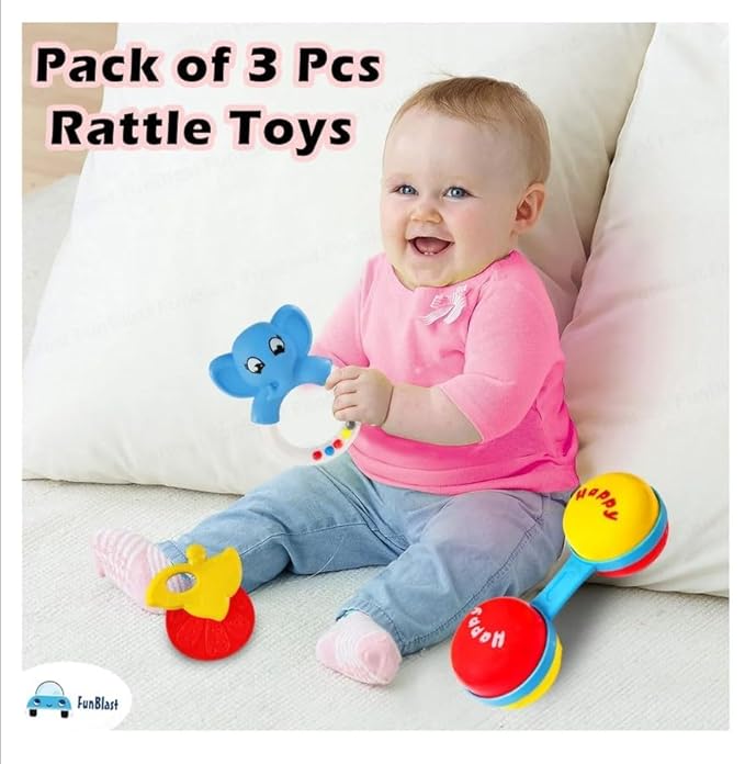 R019 Tim Tim 3 pcs Rattle Set