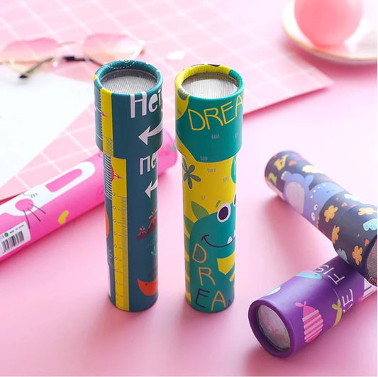 20607 Magic Kaleidoscopes Toy for Kids Adults 3D Mirror Lens Kaleidoscope Party Favors Stretchable & Rotated Long Classic Kaleidoscope Educational Science Developmental Toy