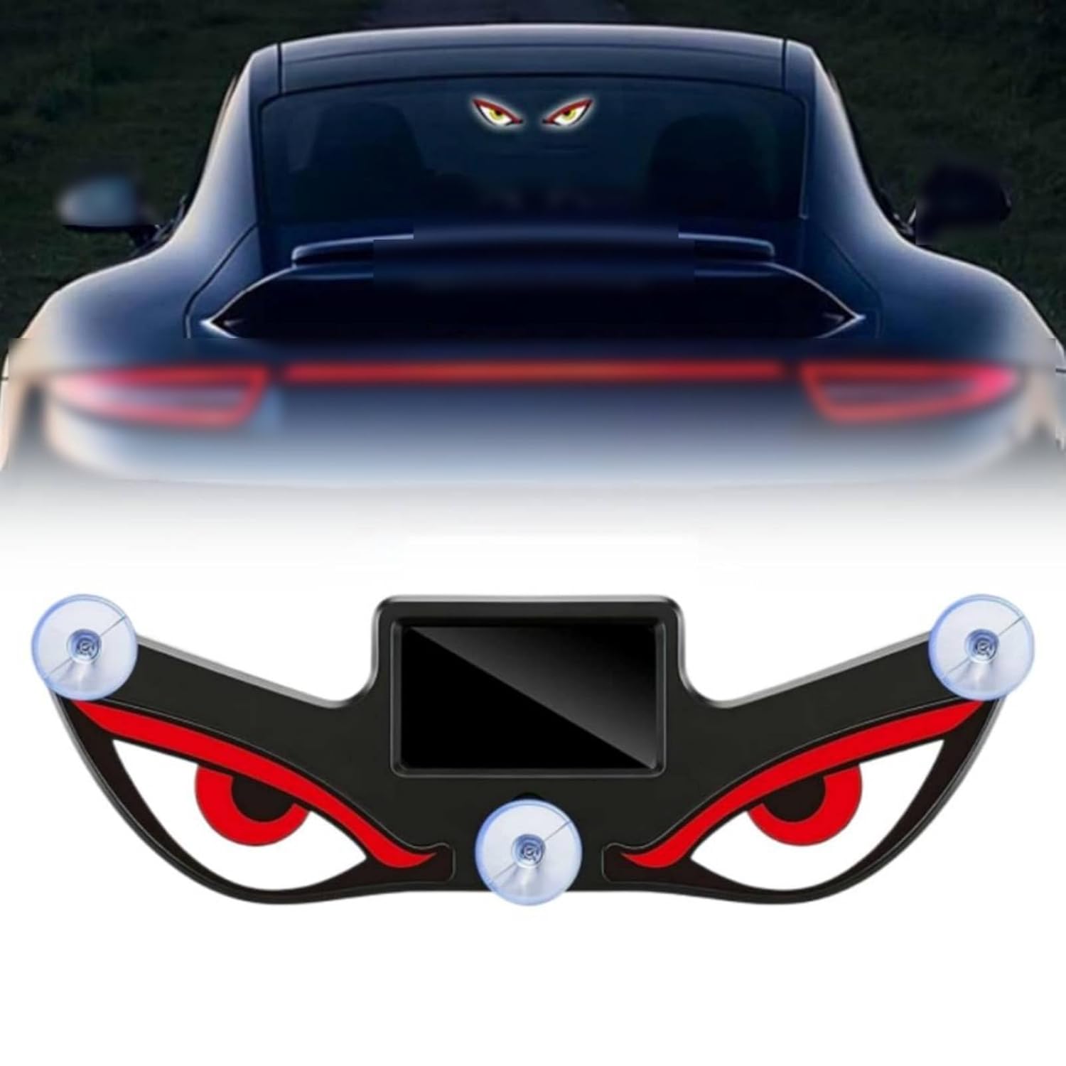 20763 Wireless Triangle Window Light Energy Efficient Solar Devil Eye Light for Night Driving, Y3 Solar Devil Eye