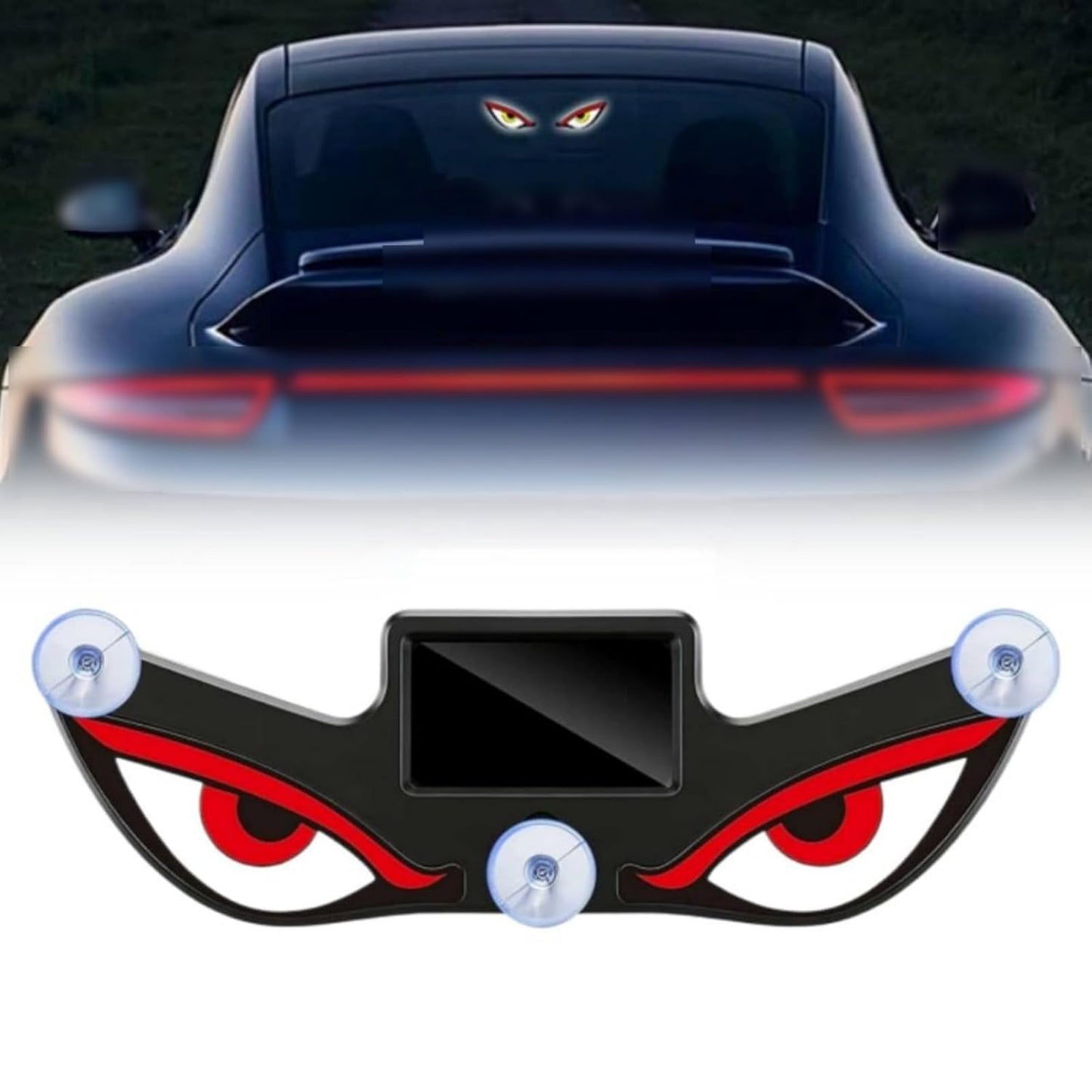 20763 Wireless Triangle Window Light Energy Efficient Solar Devil Eye Light for Night Driving, Y3 Solar Devil Eye