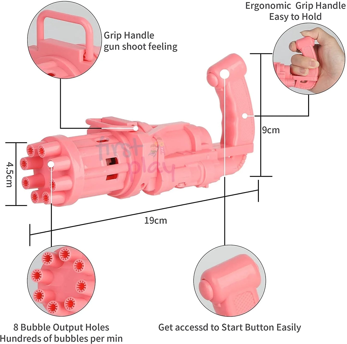 4181 Electric Bubbles Gun toy