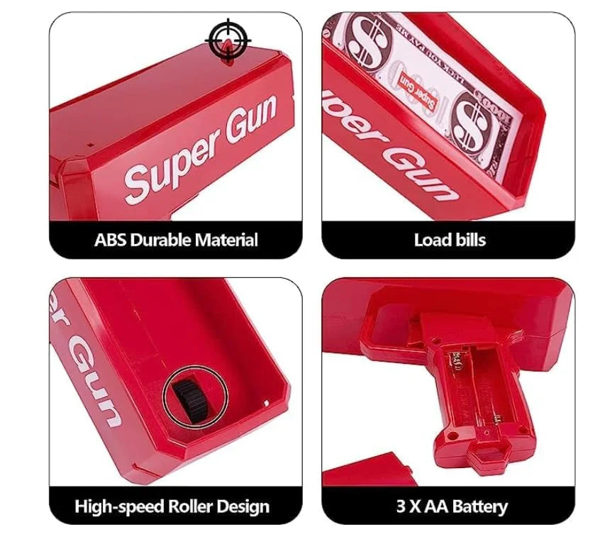 10303 Super Cash Gun Money Gun for Weddings, Anniversary, Birthday Parties, Kitty Parties and Fun.