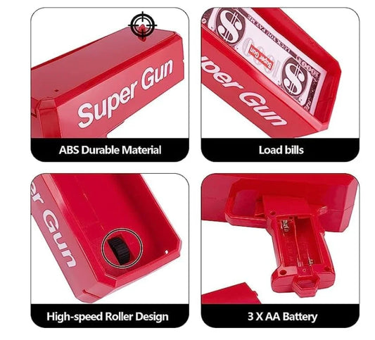 10303 Super Cash Gun Money Gun for Weddings, Anniversary, Birthday Parties, Kitty Parties and Fun.