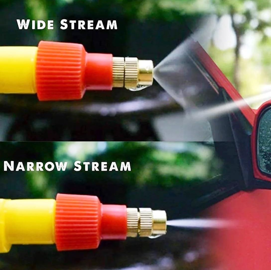 20189  Adjustable High Pressure Garden Pump Bottle Spray Gun - Plants Garden Water Pesticide Car Wash Brass Hand Nozzle Sprayer