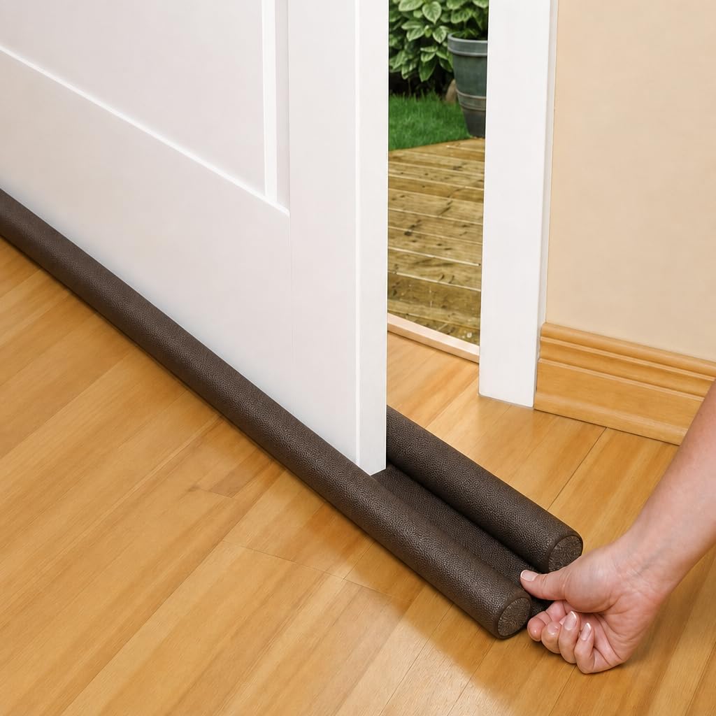 20931 Perpetual Door Guard for Home - Gap Filler Flexible Door Bottom Sealing Strip (39 Inches) Sound-Proof, Reduce Noise, Energy Saving Door Stopper for Reduce Door Dust