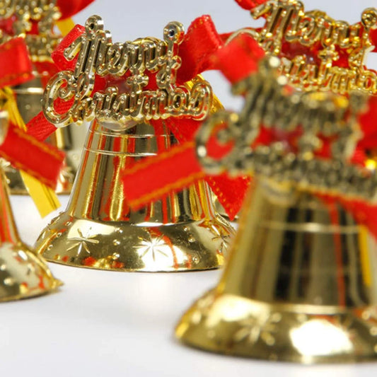 7073 Christmas Hanging 6 Bells with Merry Christmas