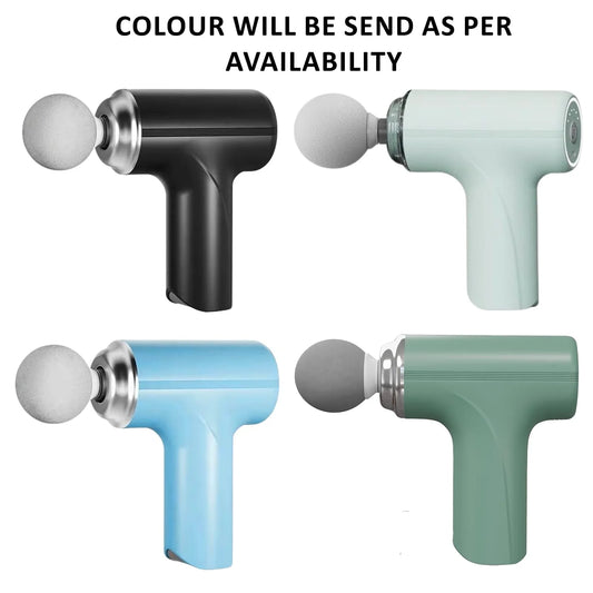 MG-203 Mini Rechargeable Vibration Massage Gun Wireless Muscle Relaxation Professional Fitness Portable Electric Fascia Gun 6 speed
