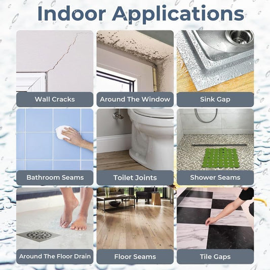 10397 Waterproof Adhesive Glue, 300gm, with Brush, Transparent, for Roof Leakage, Crack Seal, Water Leakage Solution, Waterproofing for Pipe, Wall, Tiles