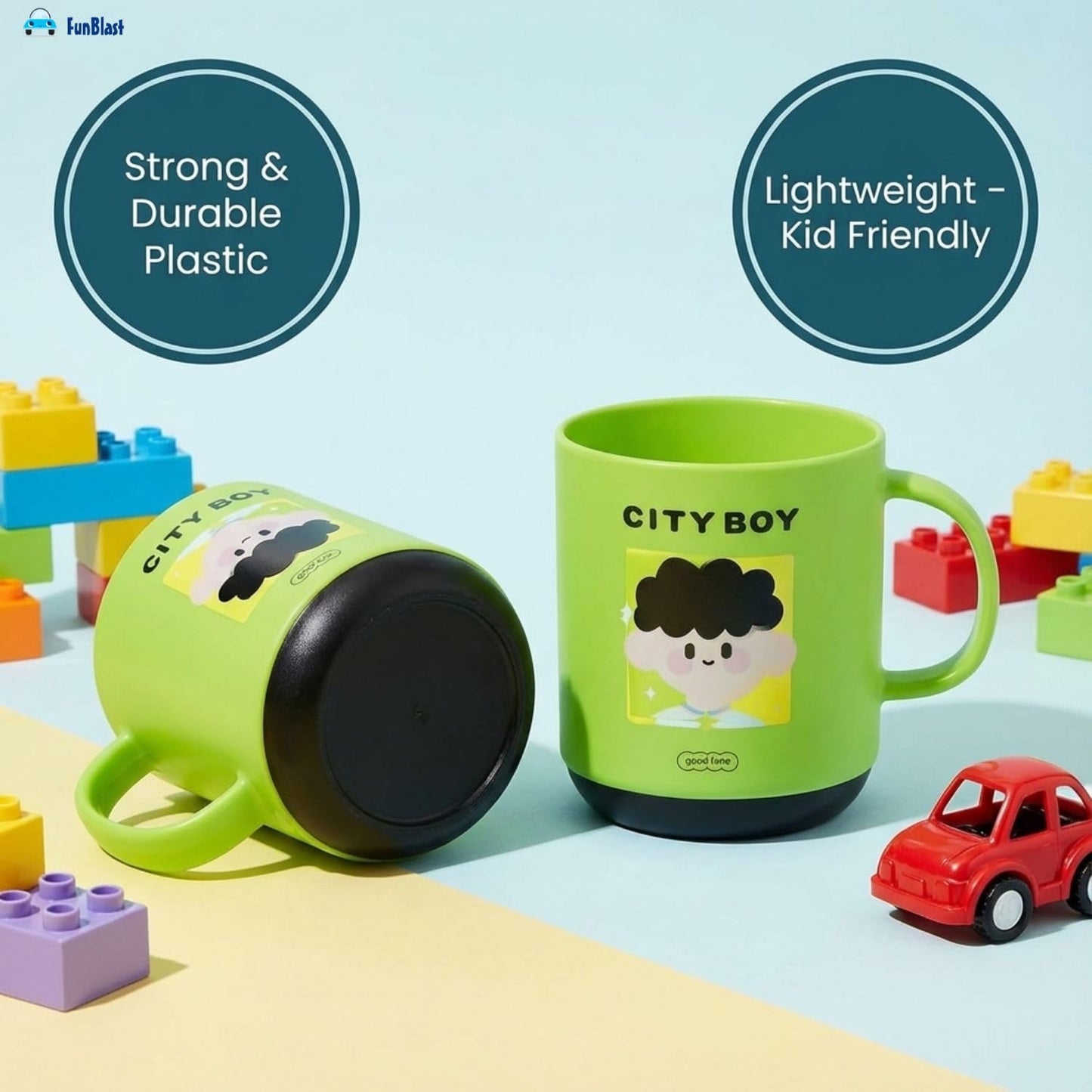 3003 Milk Mug for Kids – 450 Ml; Unbreakable Mug for Kids, Milk Mugs for Kids Unbreakable - Milk Drinking Cup for Kids {Random Design}